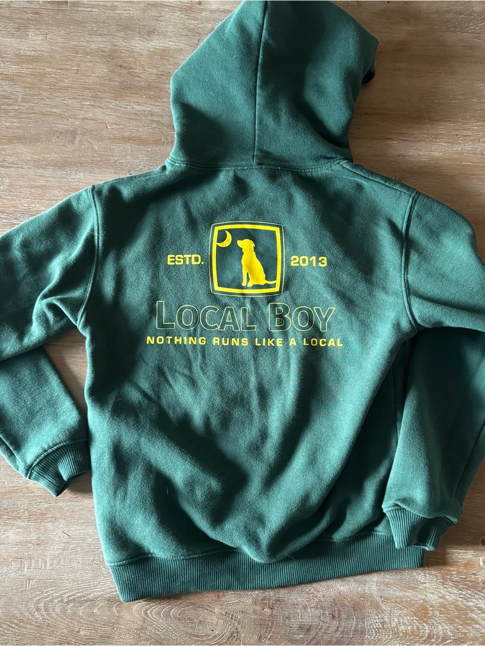 Green Logo Hoodie -